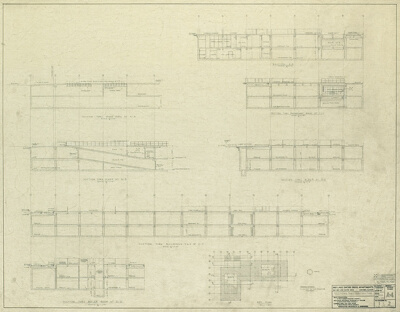 860–880 North Lake Shore Drive, Sections through Sub-Structure