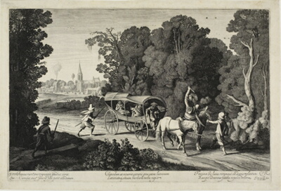 Robbers Attacking a Coach