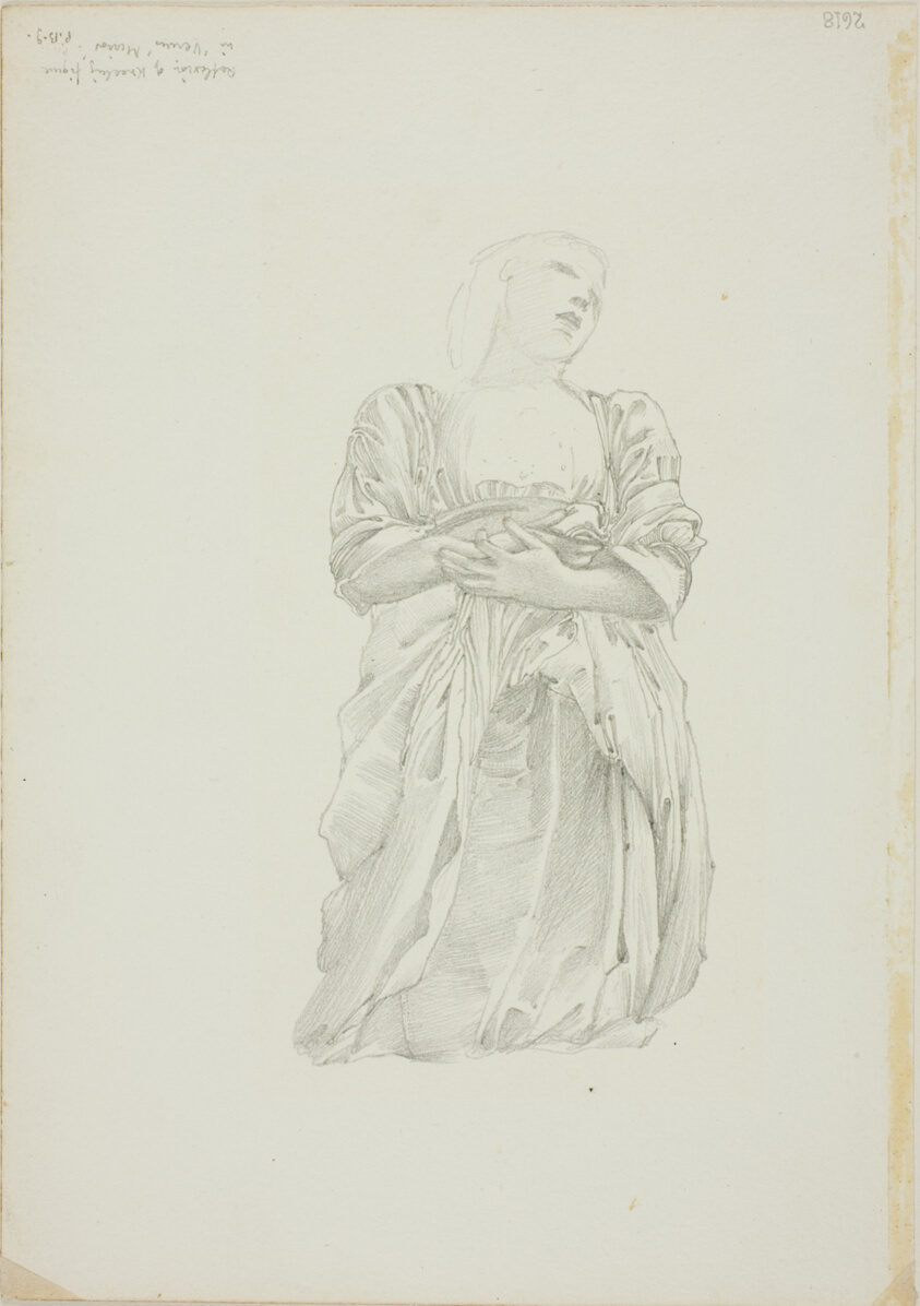 Reflection of Kneeling Female Figure, study for The Mirror of Venus