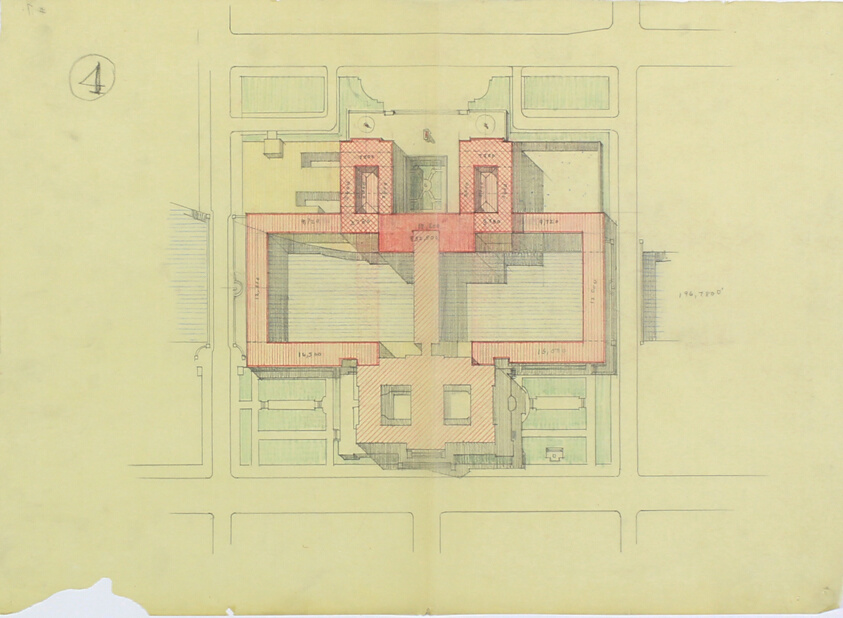 Art Institute of Chicago Competition, Plan Study