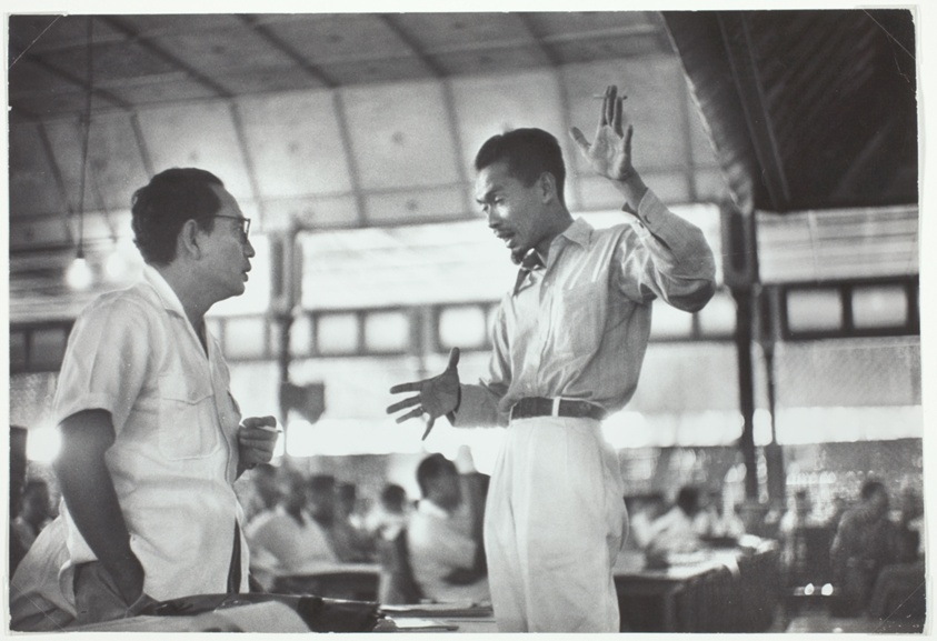 Legislative Assembly, Jakarta; Prawoto Mangkusasmito Gesturing