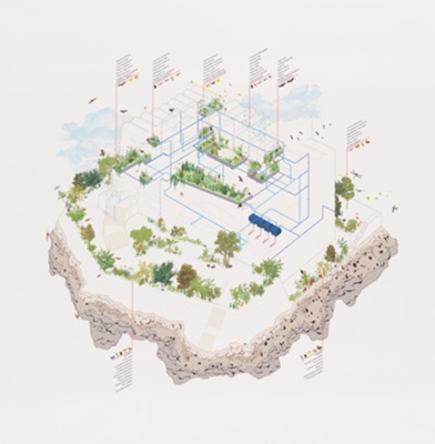Reggio School, Water Reclamation and Transspecies Reparation Nodes