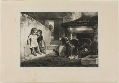 Children Frightened by a Dog