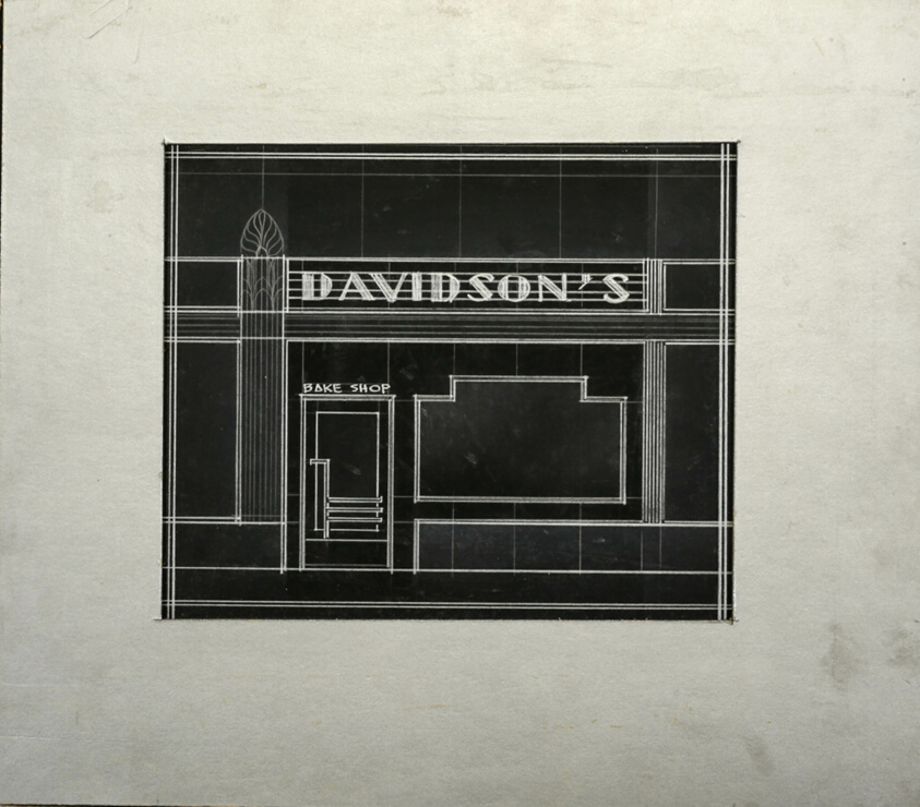 "Davidson's Bake Shop," Plan