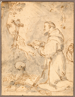 Saint Francis Praying