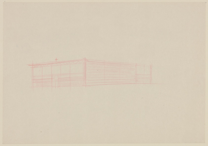 Chapel, Illinois Institute of Technology, Chicago, Illinois, Interior Perspective