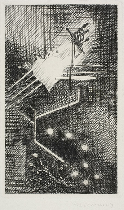 The Song of the Poorly Loved, plate five from Alcools