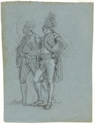 Sketch for "Siege of Gibraltar"