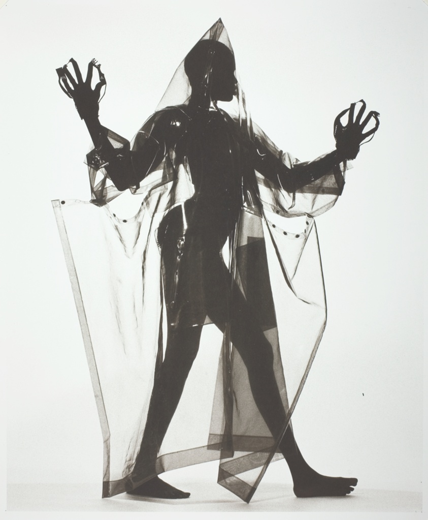 Woman in a Miyake Raincoat (A), New York