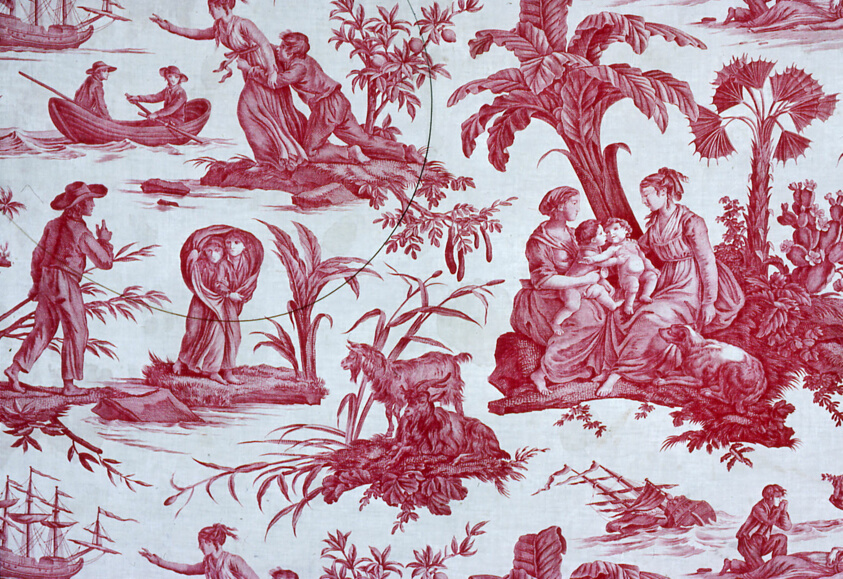 “Paul and Virginie” Furnishing Fabric