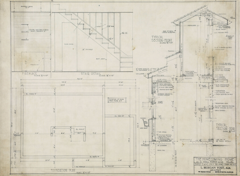 The Homecoming Home, Foundation Plan