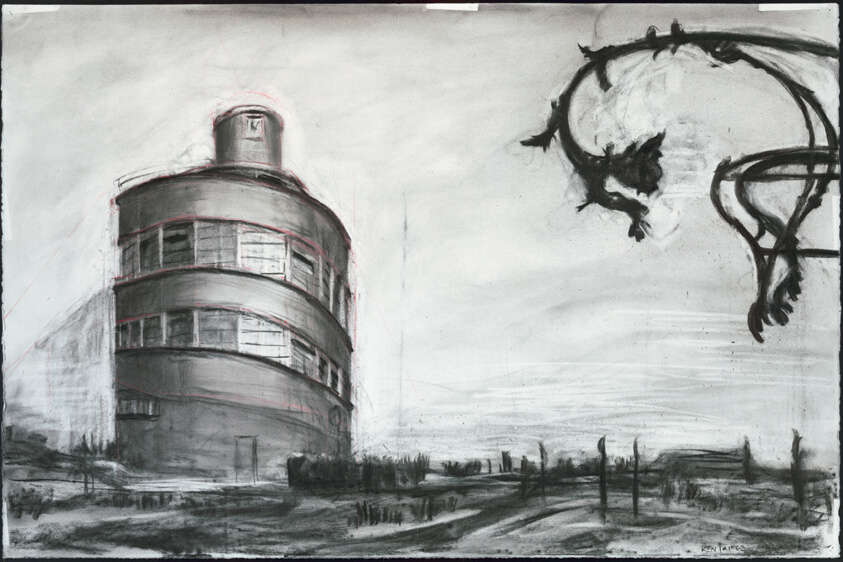 Drawing from "Zeno Writing" (circular building II)