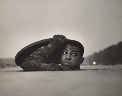 The Invisible Man (Harlem, New York), from the series "A Man Becomes Invisible" (1952)