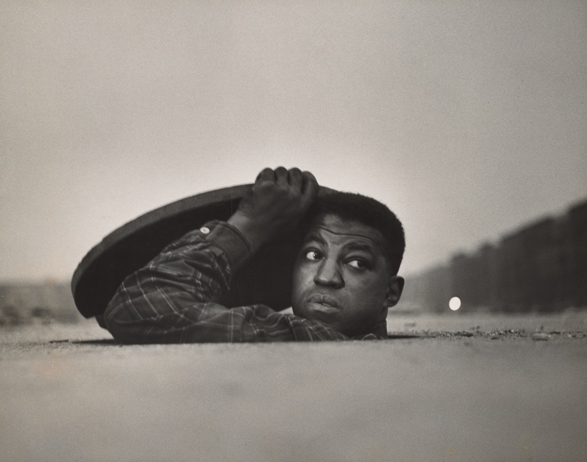 The Invisible Man (Harlem, New York), from the series "A Man Becomes Invisible" (1952)