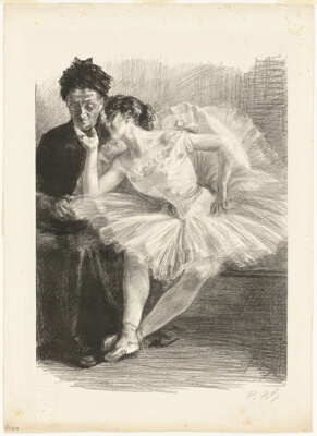 Dancer and Her Mother, from the eighth album of L'Estampe originale