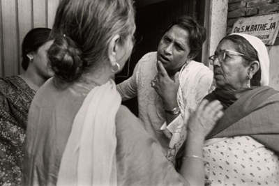 When I went to give blessings, I loved to talk to the women and to hear their joys and sorrows, , from the series "Myself Mona Ahmed"