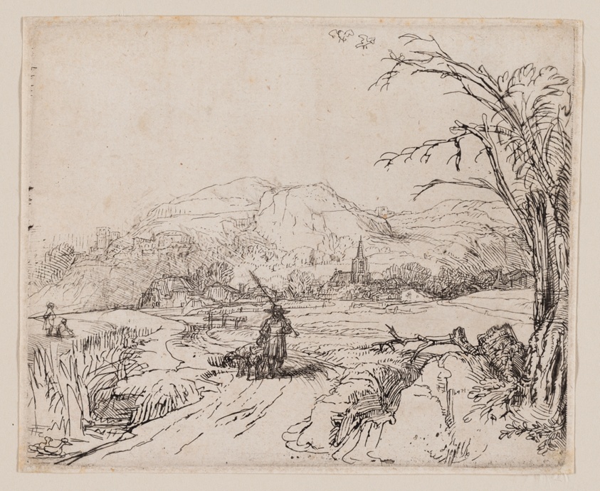 Landscape with Sportsman and Dogs