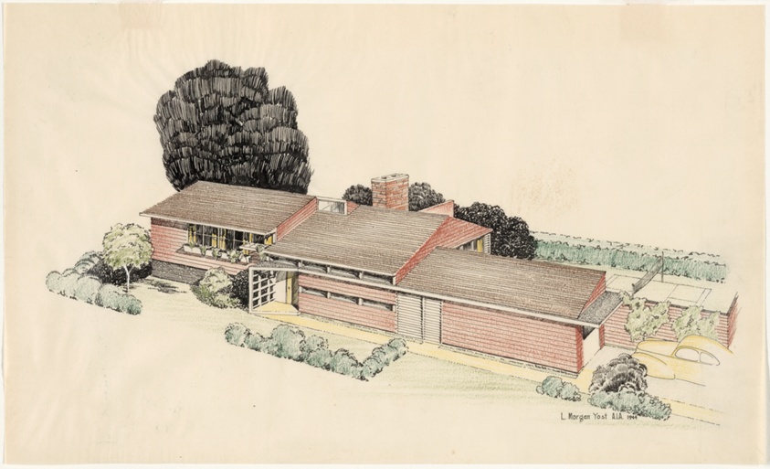 The Zoned House, House Studies, Aerial Perspective