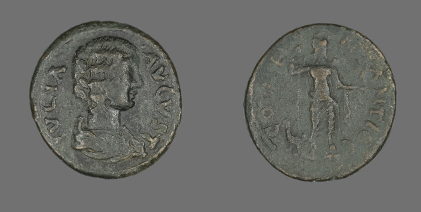 Coin Portraying Julia Domna