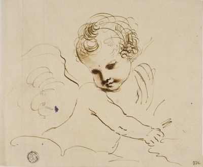 Putto in the Clouds