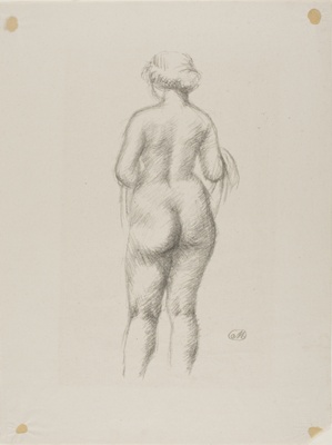 Nude Girl Seen from Back