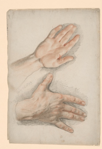 Two Studies of a Right Hand