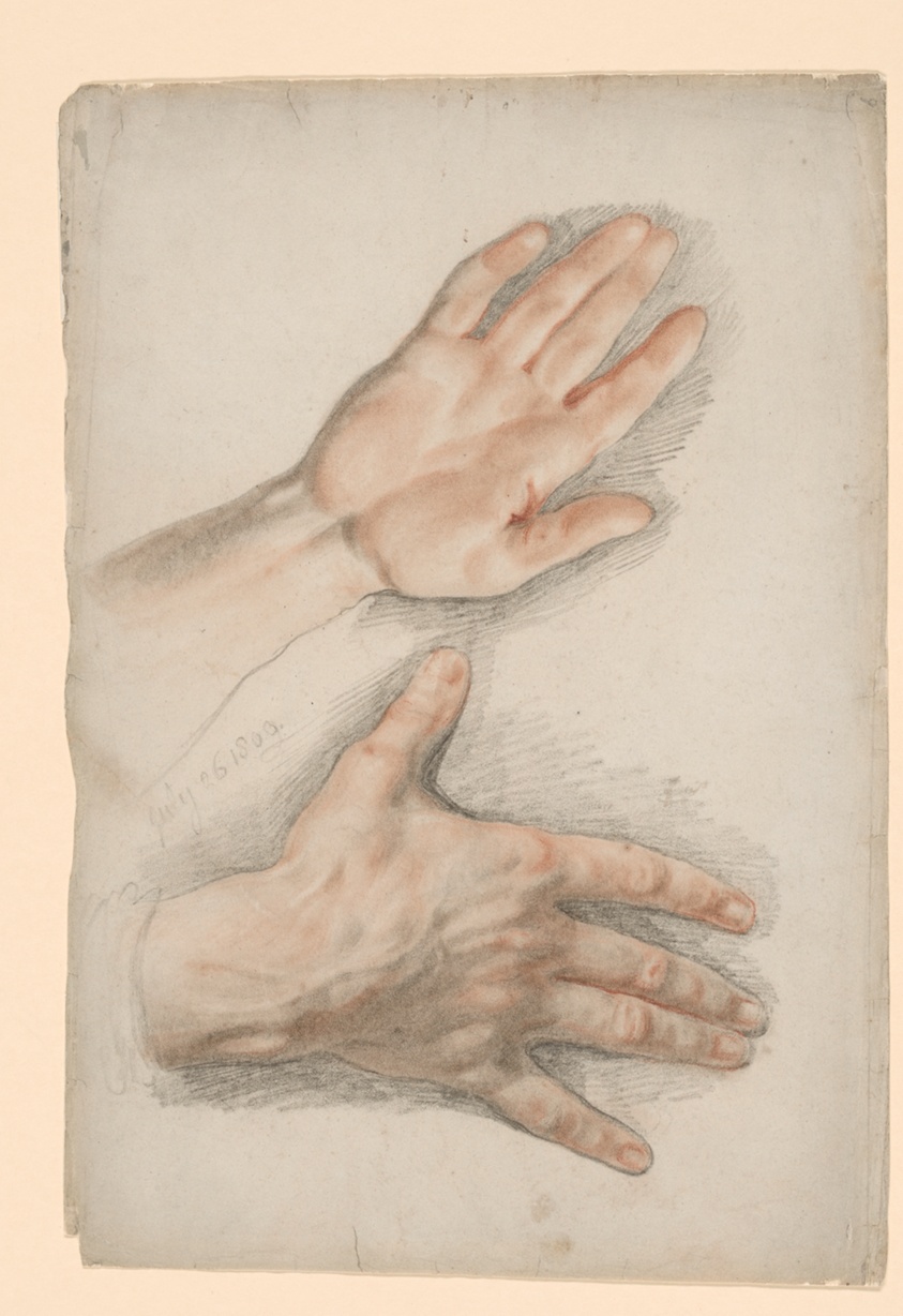 Two Studies of a Right Hand