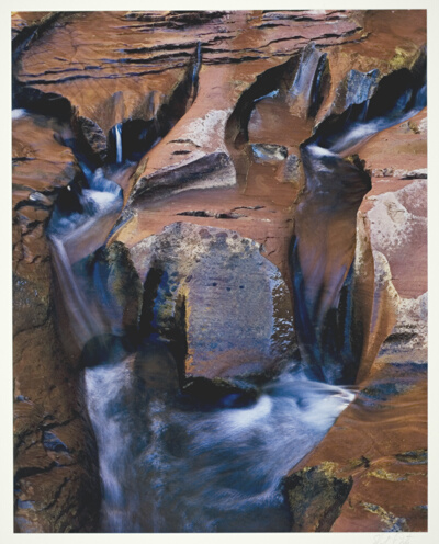 Rock-Eroded Stream Bed, Coyote Gulch, Utah
