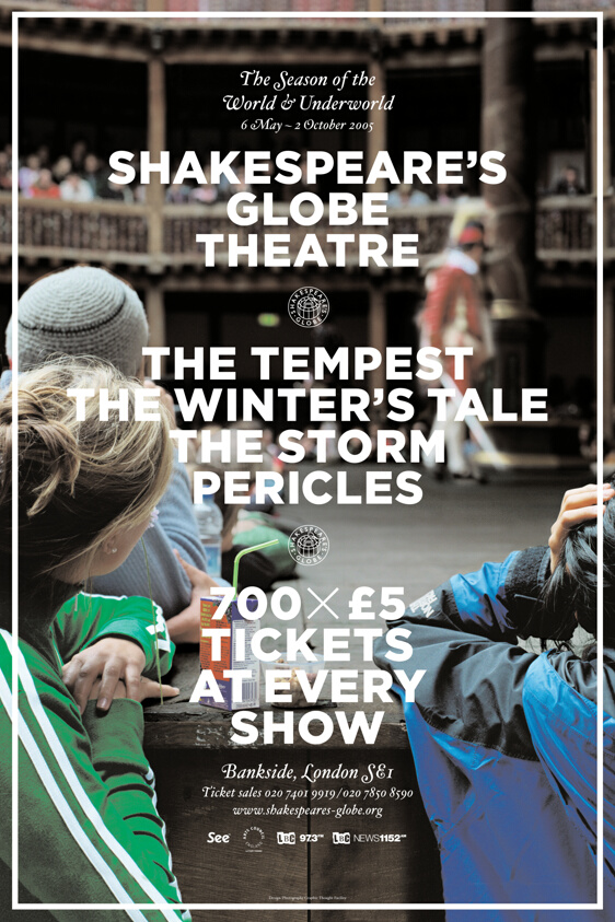 Shakespeare’s Globe Theater Poster