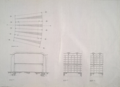 San Diego Theater: Structural Plan and Sections