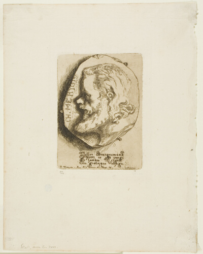 Profile Portrait of Charles Meryon