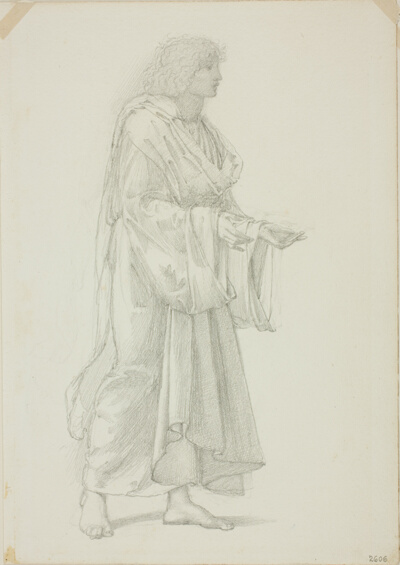 Draped Standing Male Figure