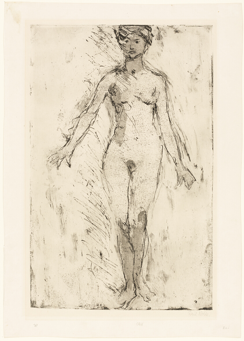 Nude Standing, Front View
