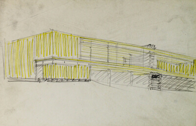 Resor House, Exterior, Jackson Hole, Wyoming, Perspective