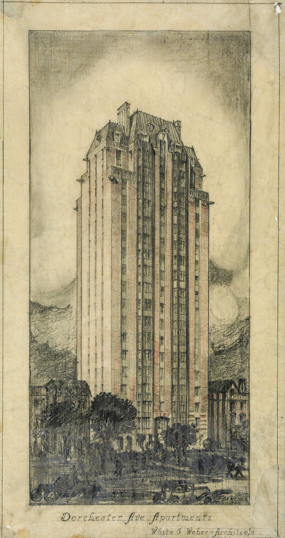 Dorchester Avenue Apartments, Perspective