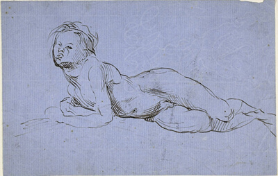 Young Boy Reclining