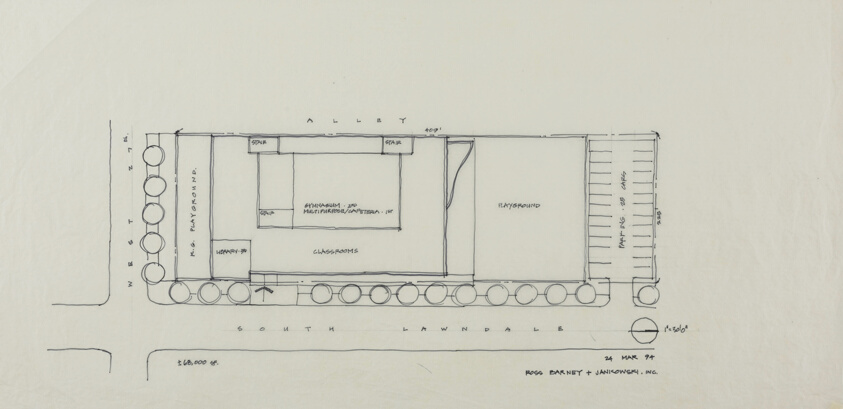 Little Village Academy, Chicago, Illinois, Site Plan