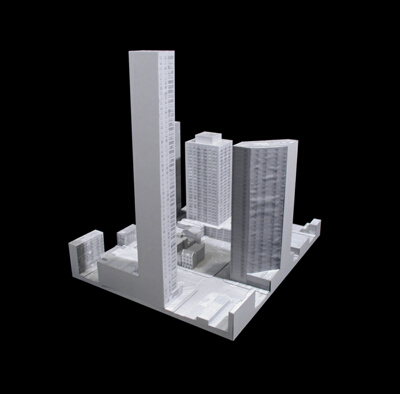 Poetry Foundation, Chicago, Illinois, Site Model