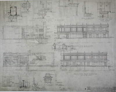 Cooper, Winston and Manierre Trust Building, Chicago, Illinois, Elevation