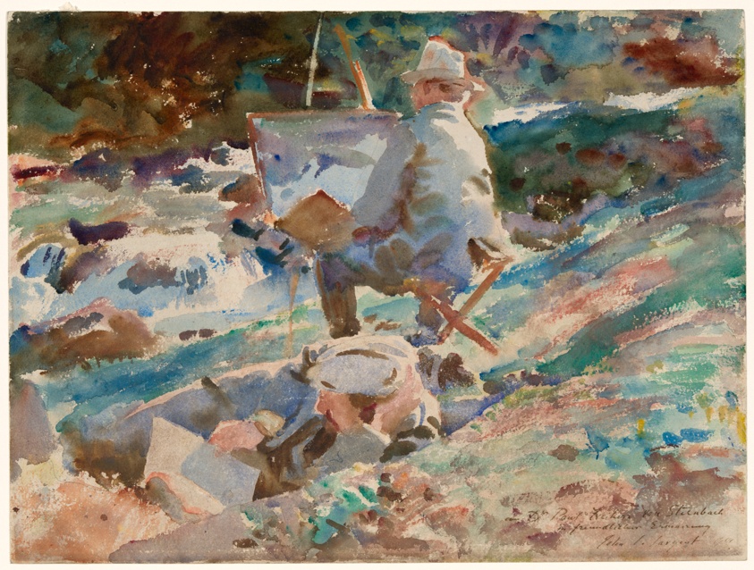 An Artist at His Easel