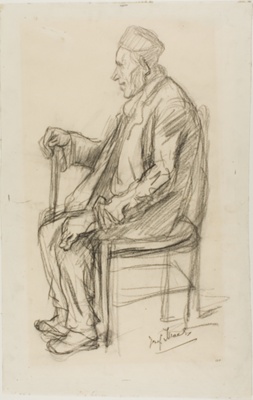 Old Man Seated in a Chair