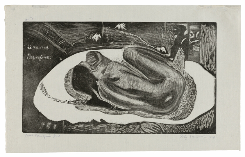 Manao tupapau (She Thinks of the Ghost or The Ghost Thinks of Her), from the Noa Noa Suite