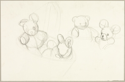 Study for Many Mansions (Teddy Bears)