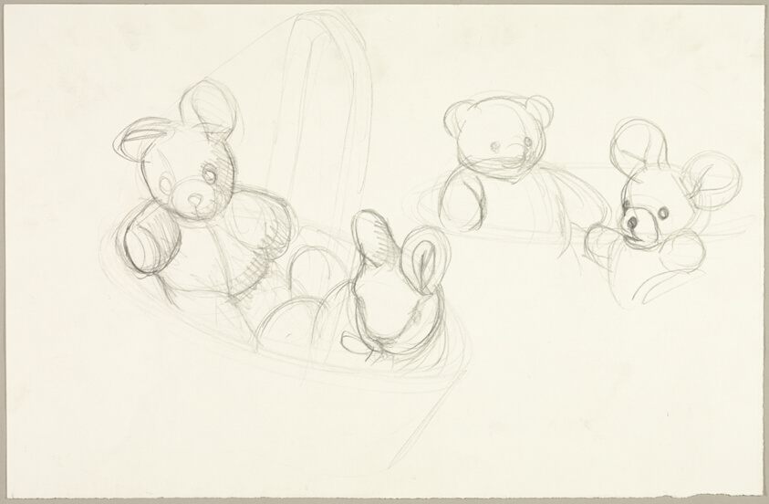 Study for Many Mansions (Teddy Bears)