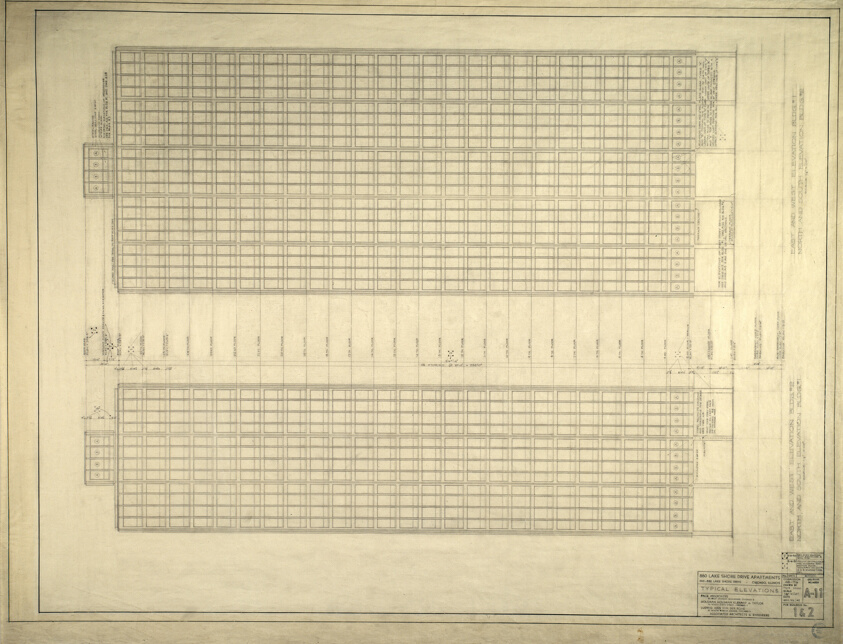 860-880 North Lake Shore Drive, Chicago, Illinois, Elevations