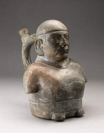Portrait Vessel of Man with Arms that End at Elbows