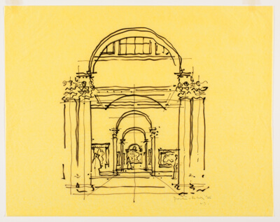 National Gallery Sainsbury Wing, London, England, Interior Perspective