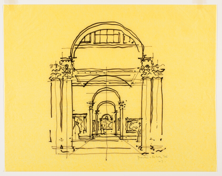 National Gallery Sainsbury Wing, London, England, Interior Perspective