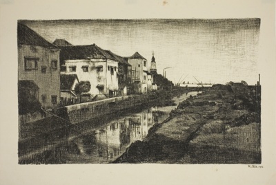 Landscape of Susaki (Susaki no kei), from the series "Views of Tokyo (Tokyo fukei)"