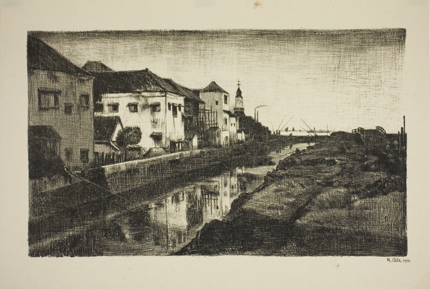 Landscape of Susaki (Susaki no kei), from the series "Views of Tokyo (Tokyo fukei)"